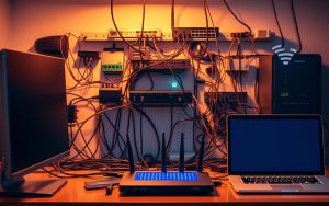 how to make network from computer to laptop